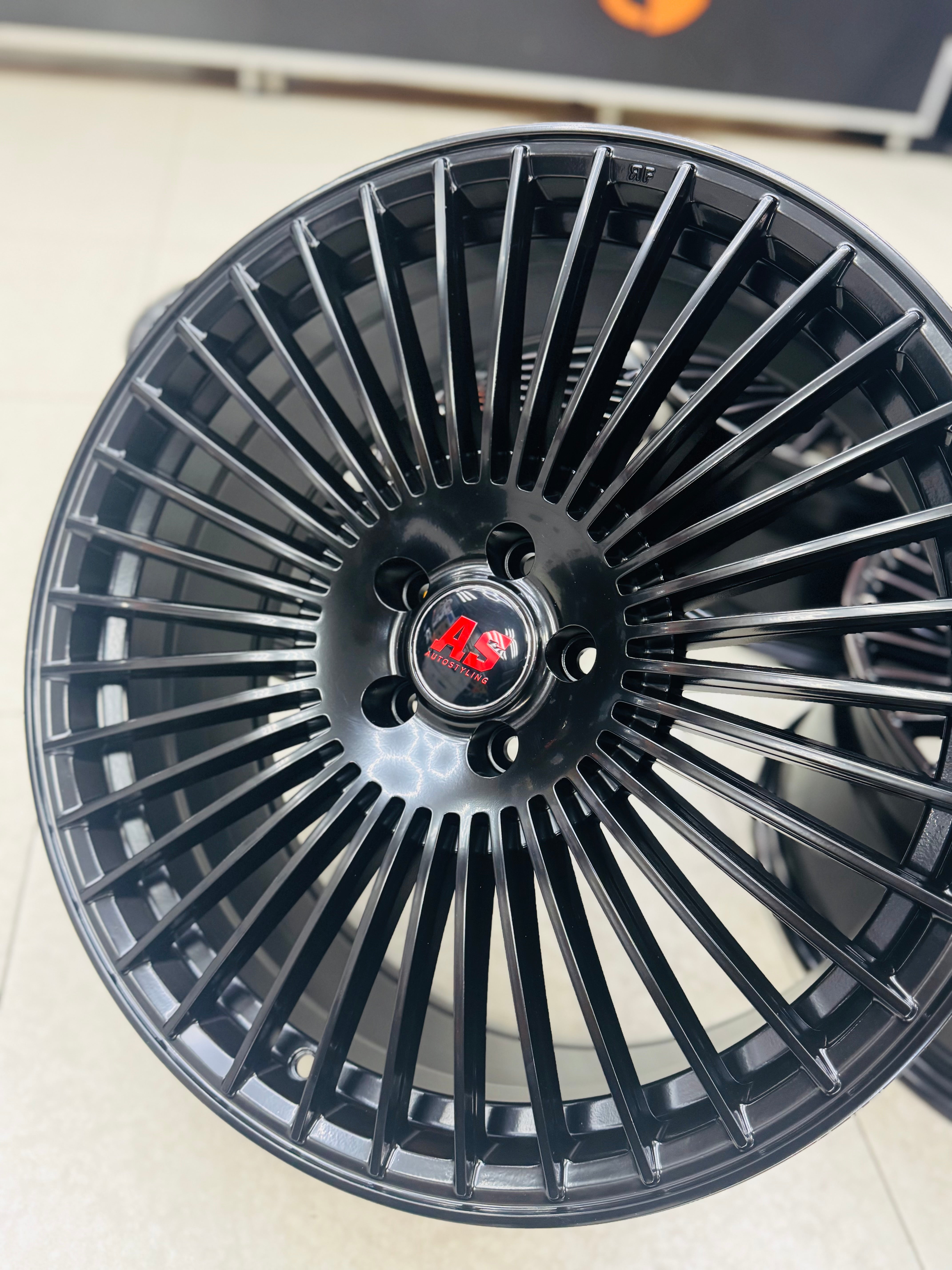 20″ 5/112 Velvet Black Alloy Wheels