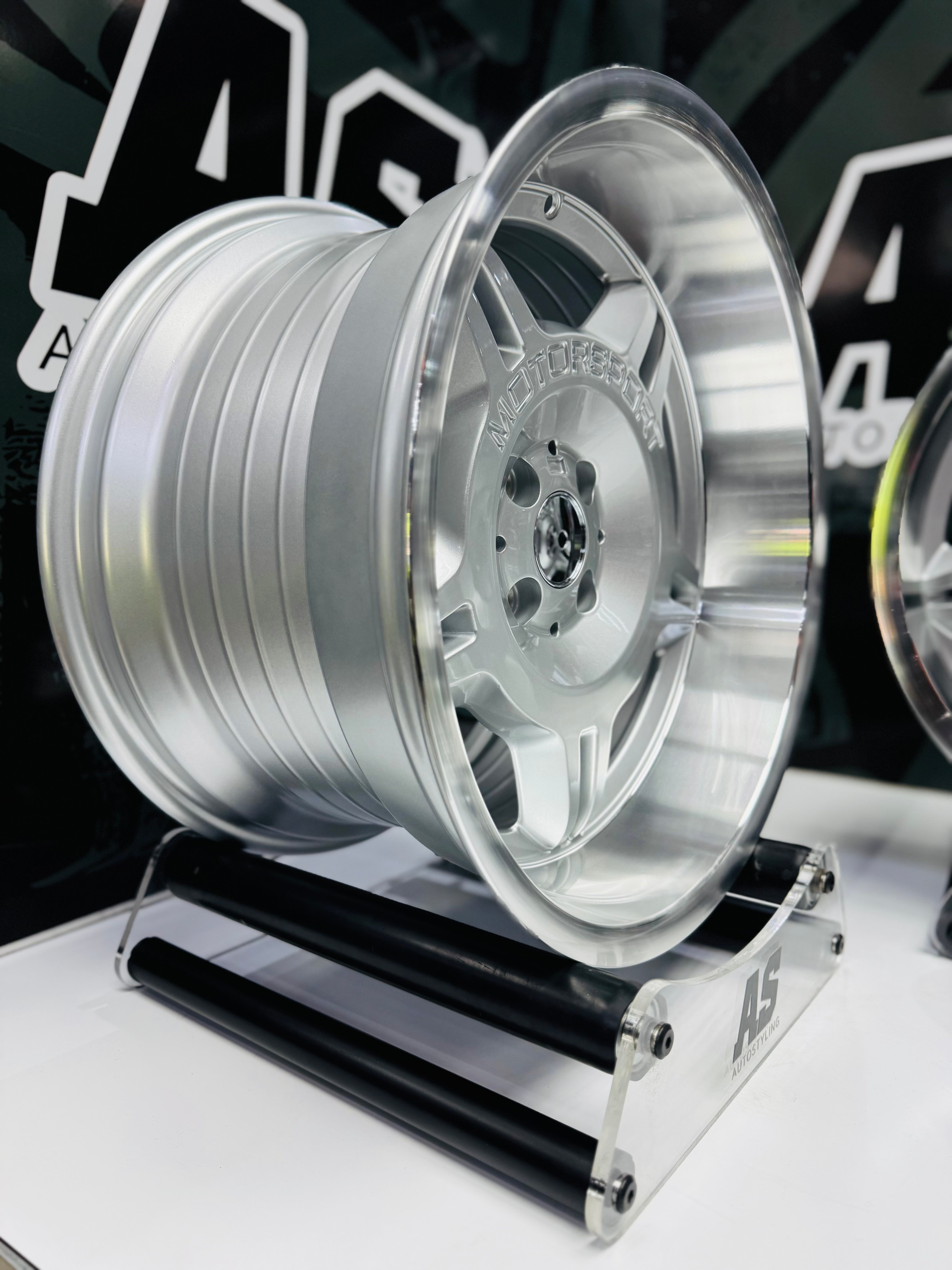 17” AS- GERMAN SPECS 8.5/10j 4/100  SILVER