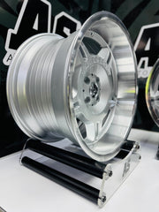 17” AS- GERMAN SPECS 8.5/10j 4/100  SILVER