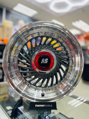 15” AS-SUPERFIN 5x100 & 5x114 gunmetal   WHEELS