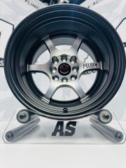 15” AS-SW401 9/10.5J 4/100 4/114 MATT BLK