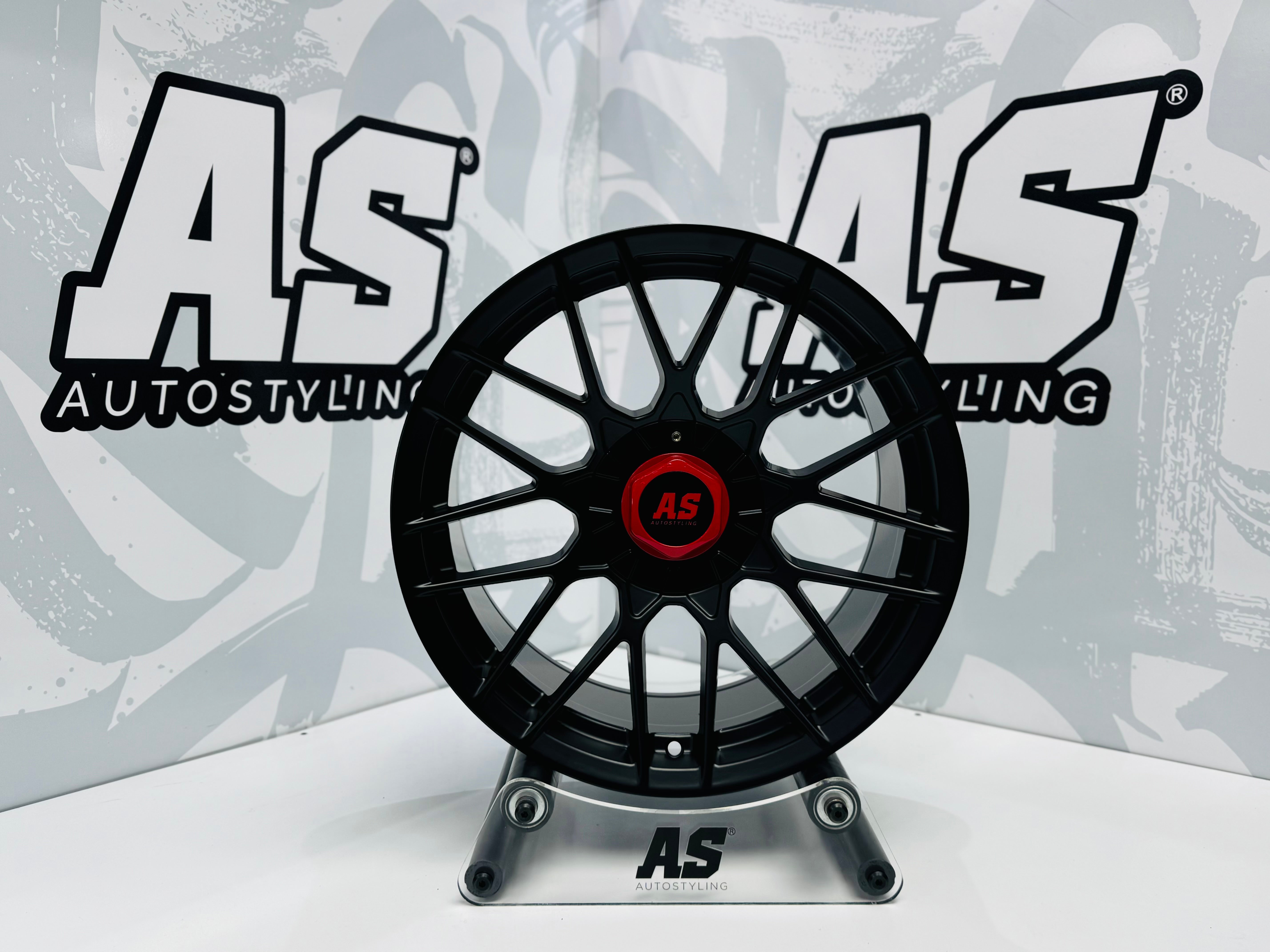 17” AS-RSE MATT BLACK 4/100 & 5/100 MULTI PCD