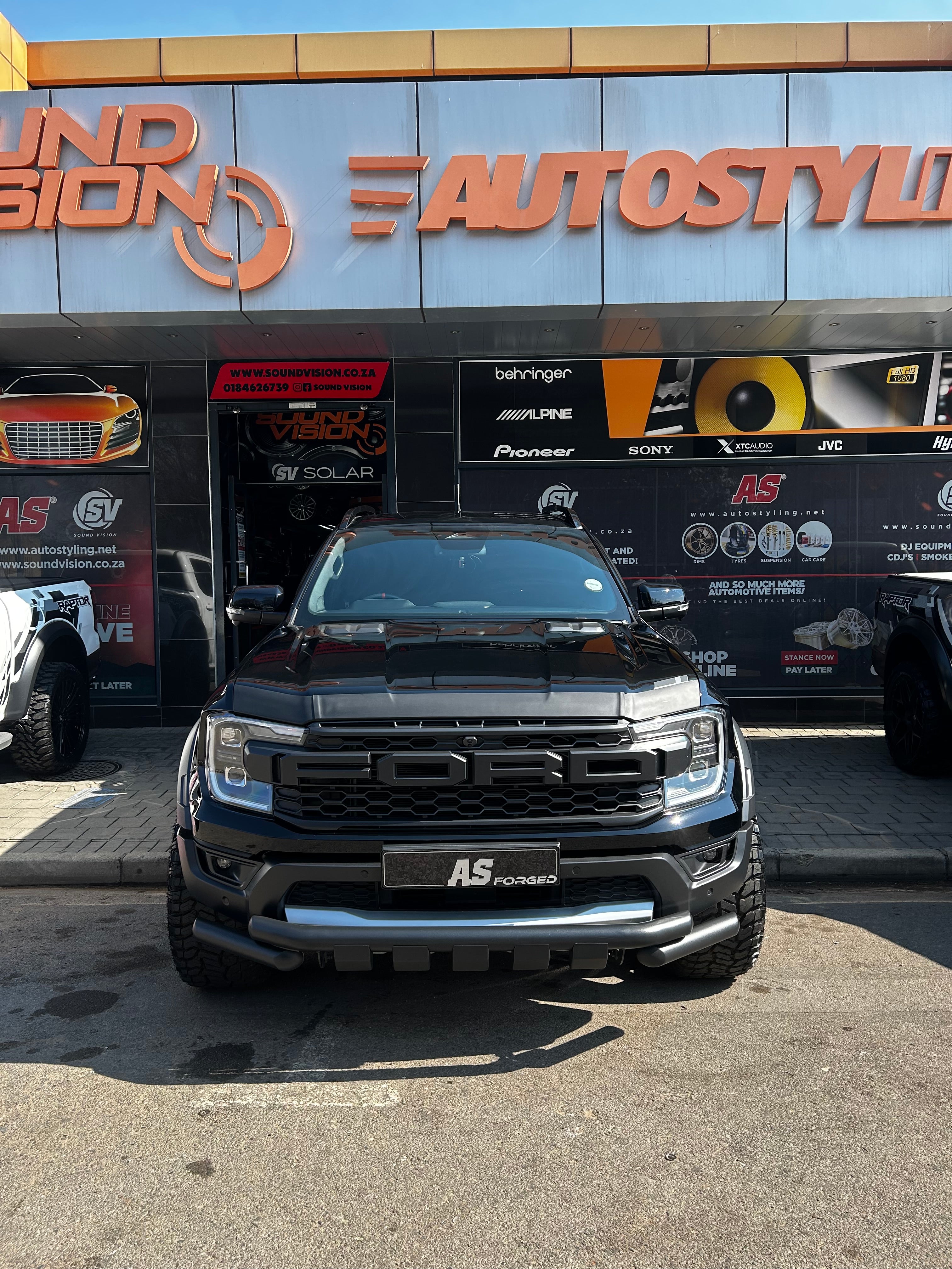 FORD RAPTOR RANGER/ EVEREST  NEXT GEN 2023 BUMPER GUARD / NUDGE BAR / STYLING BAR 3 PIECE BLACK FITS ALL NEW GENERATION FORD RANGERS