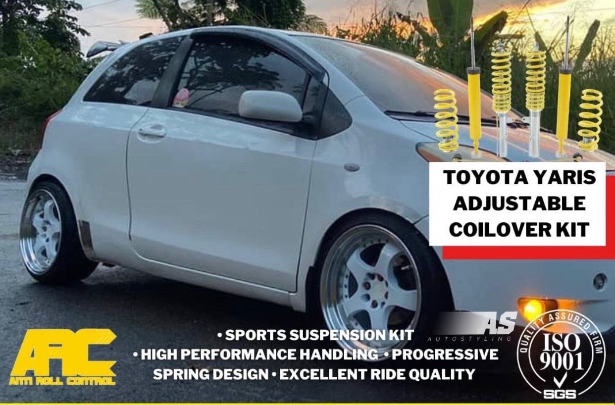 ARC TOYOTA YARIS COILOVERS YELLOW