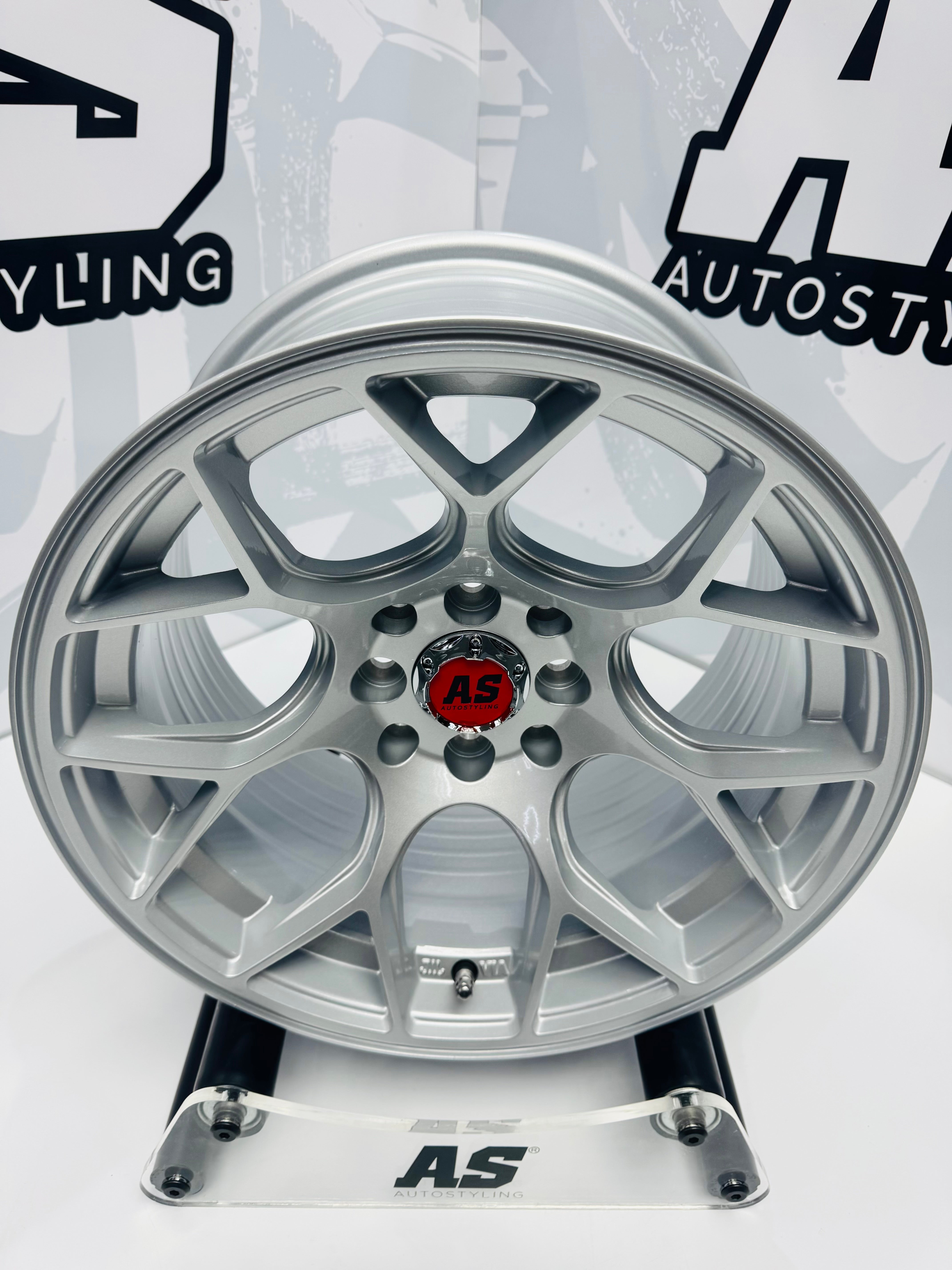 15” AS- 7686  4/100 4/114 silver wheels
