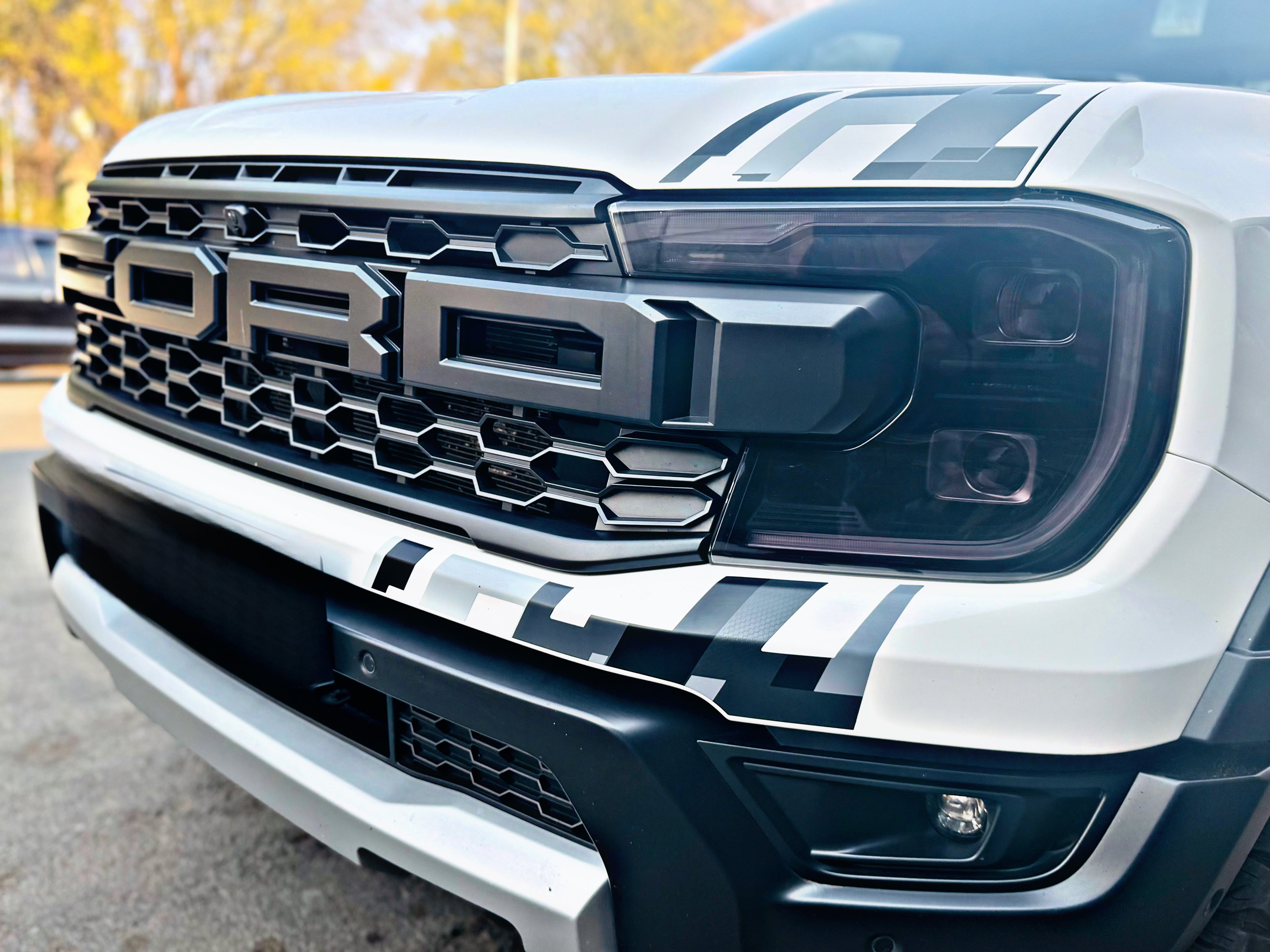 Ford Ranger NEX GEN 2023+  T9 HIGH SPEC HEADLIGHT PRECUT FILM SMOKED