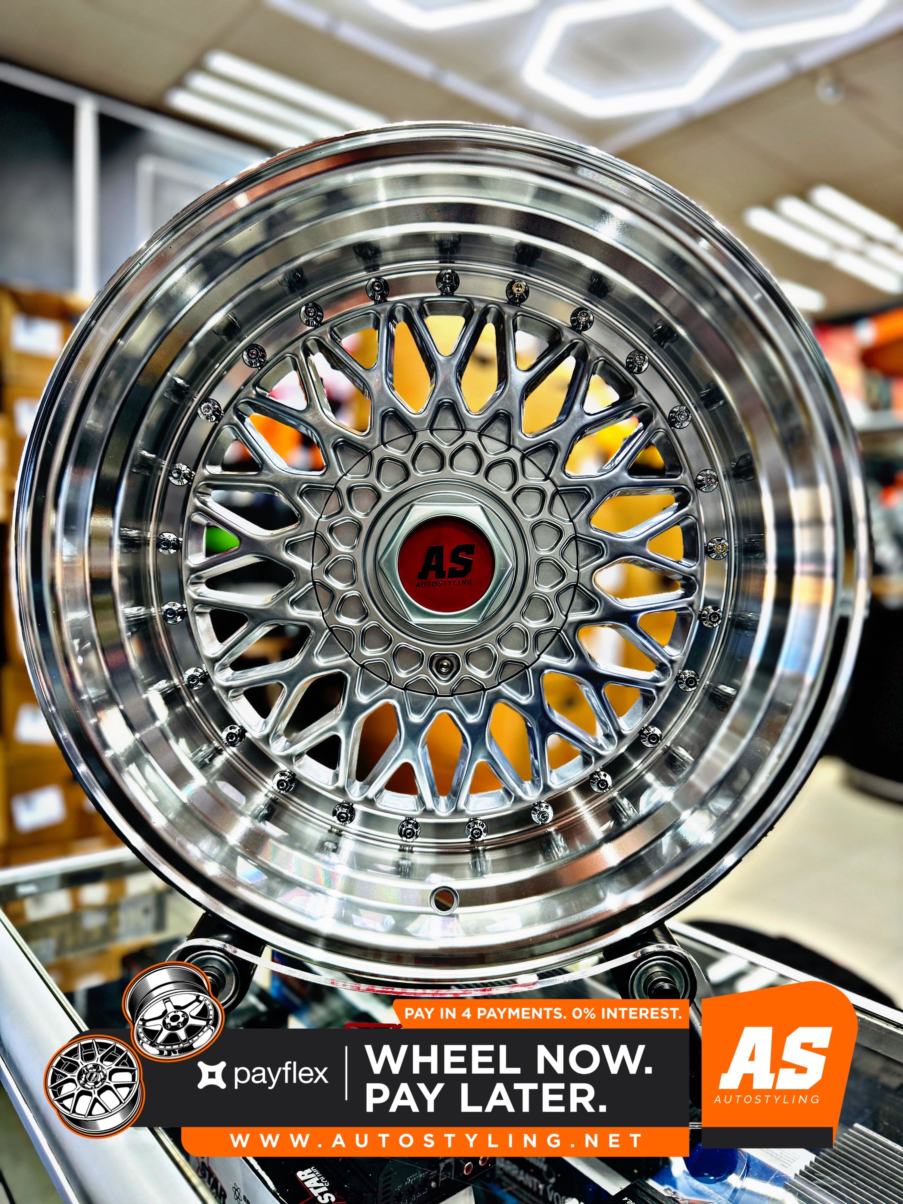 17” AS-MESH 8.5/10j 4/100 & 5/100  SILVER