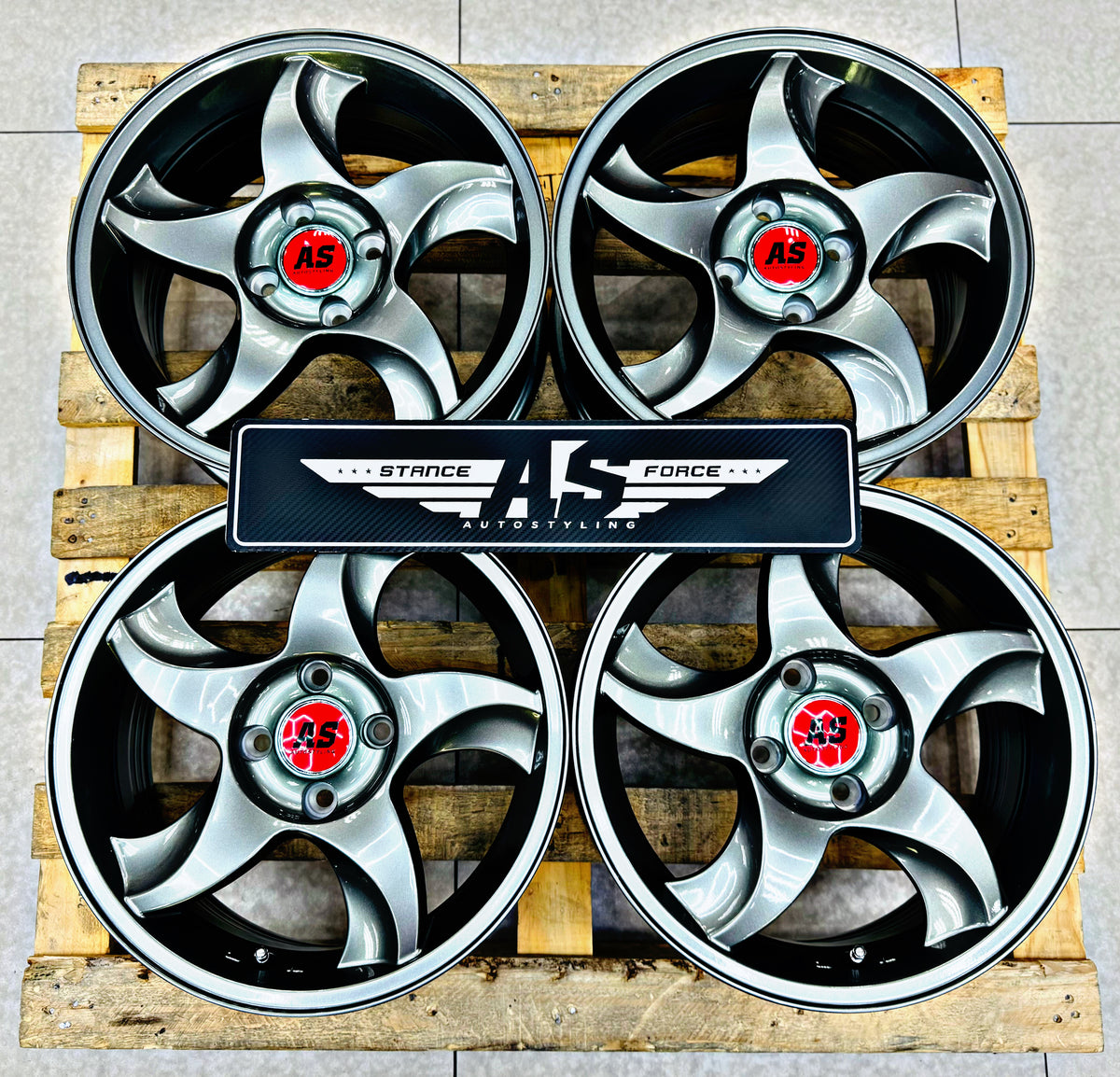 15” AS-RXI BLADES GUNMETAL – Autostyling Klerksdorp
