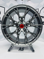 19” AS-F33XL6002 FLOWFORMED WHEELS ( 5x112 MERC & AUDI  ) GUNMETAL