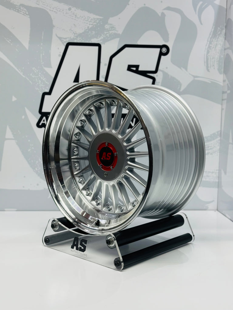 【asimocrafts】 asiglobe_ML4 16” AS-MESH 8/9j 4/100 & 5/100 multi hole SILVER