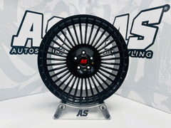 20″ 5/112 Velvet Black Alloy Wheels