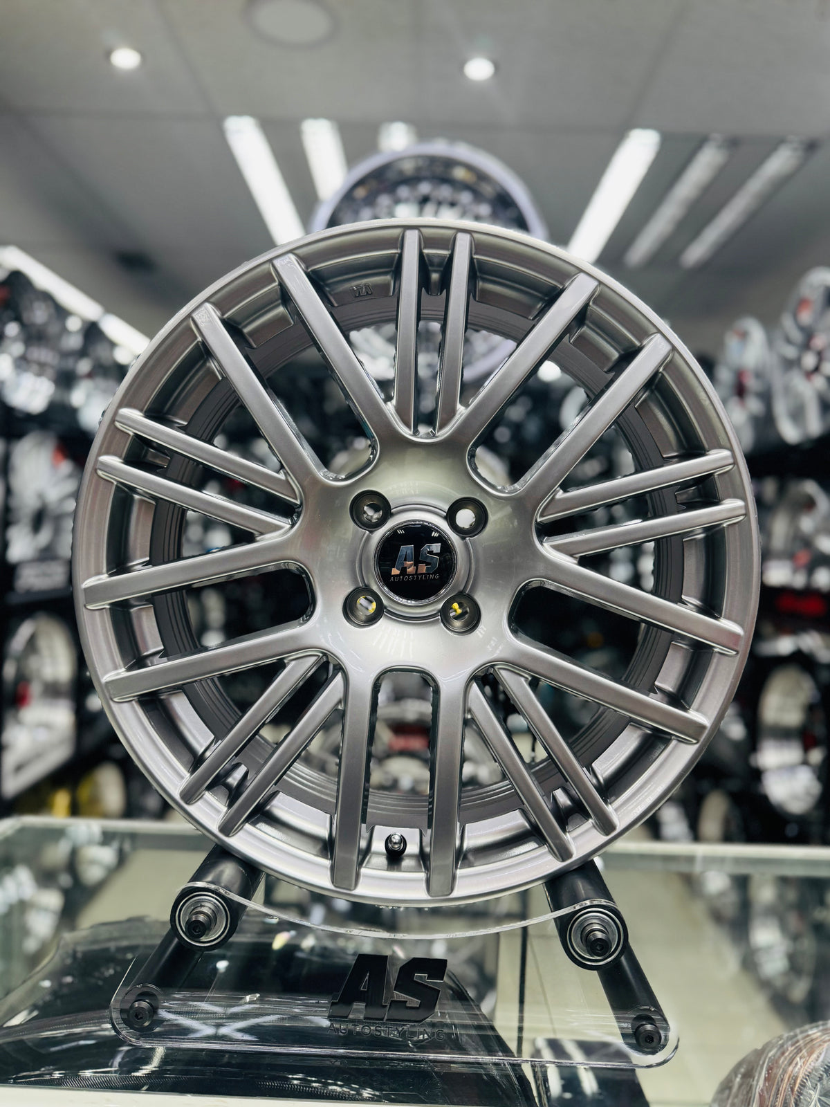 17" AS- VDUB EXOR  REPS 4/100 SILVER WHEELS