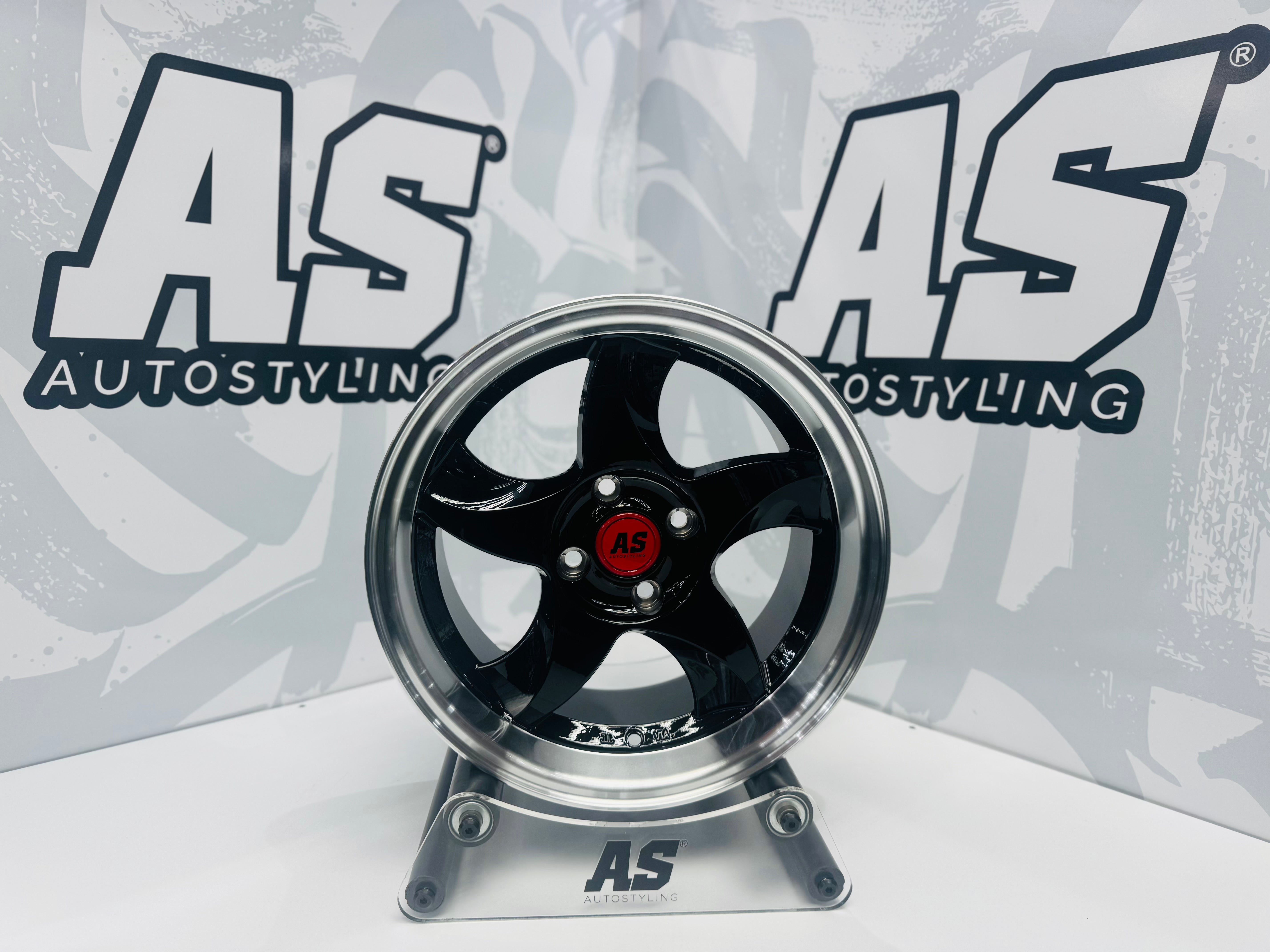 15” AS-RXI BLADES DISHED GLOSS BLACK