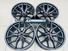 20” CONCAVO 05 SATIN GREY BAKKIE RIMS 6/139 PCD