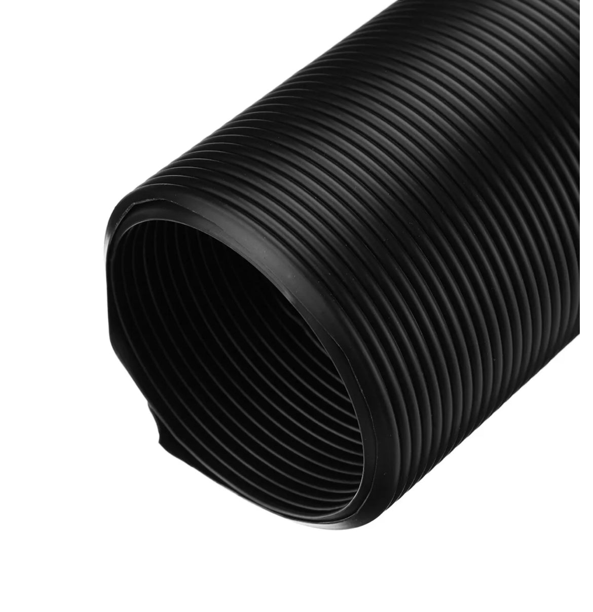 63mm 1M Car Air Intake Cold Pipe Flexible Ducting Feed Hose Induction Kit Black
