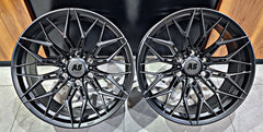 20” AS LOS ANGELES  520 SATIN BLACK BAKKIE RIMS 6/139 PCD