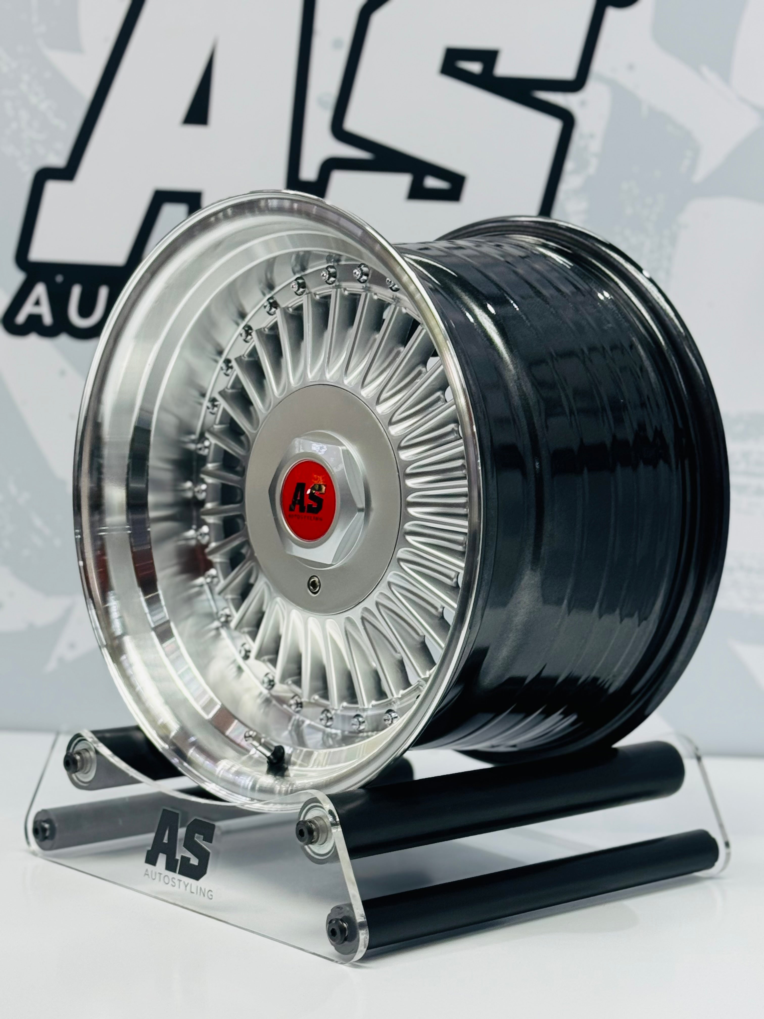 15” AS- EMITZ 7997  9J ALL ROUND 4/100 4/114 silver wheels