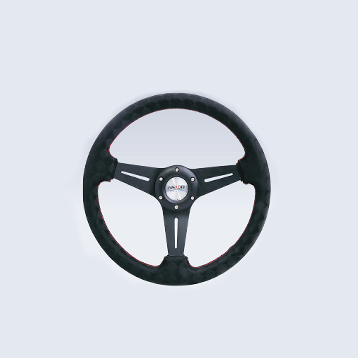 GENUINE LEATHER STEERING WHEEL 330mm GENUINE LEATHER