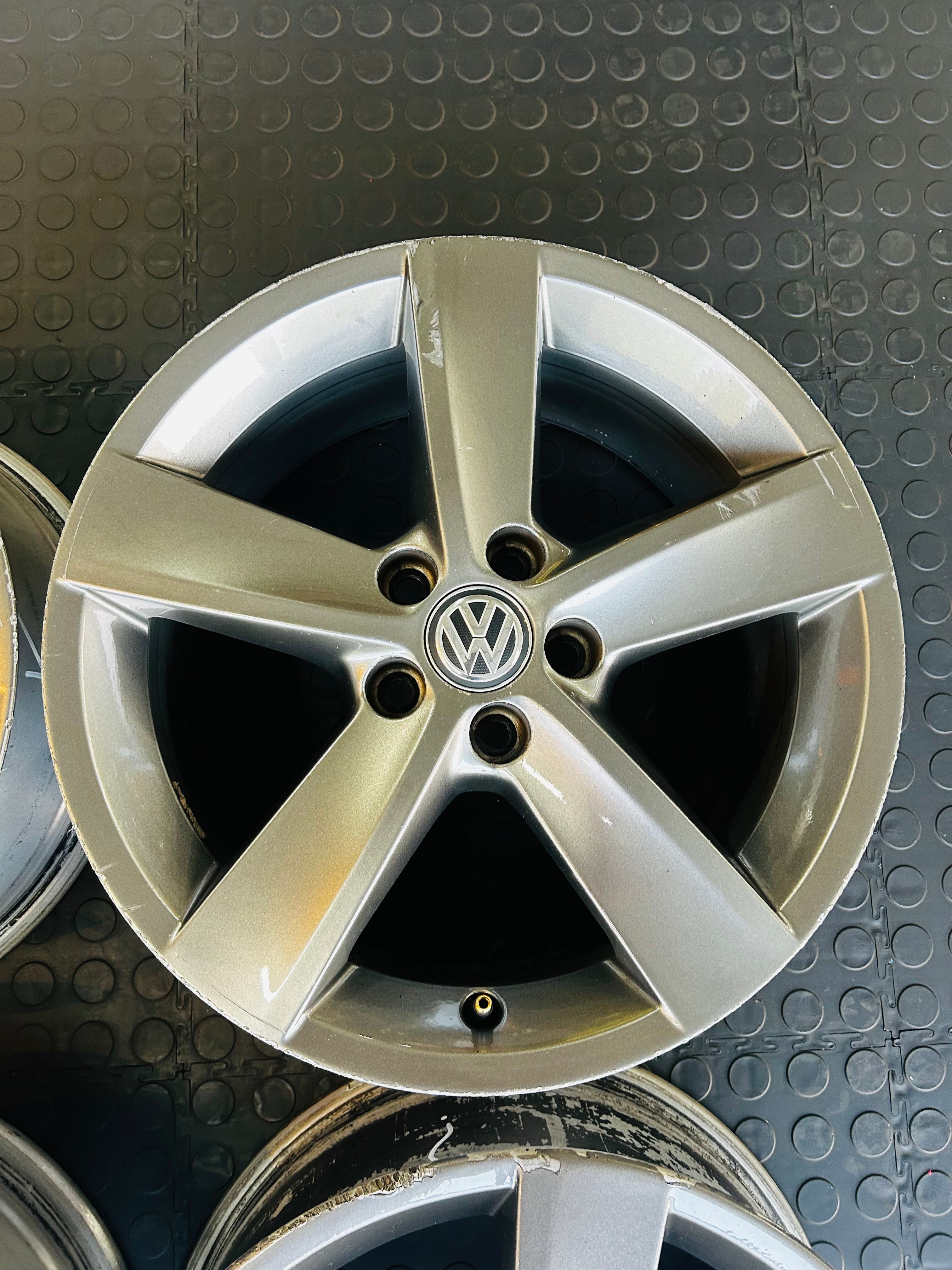 16” OEM POLO  RIVAZZA USED RIMS MADE BY BORBET GREY