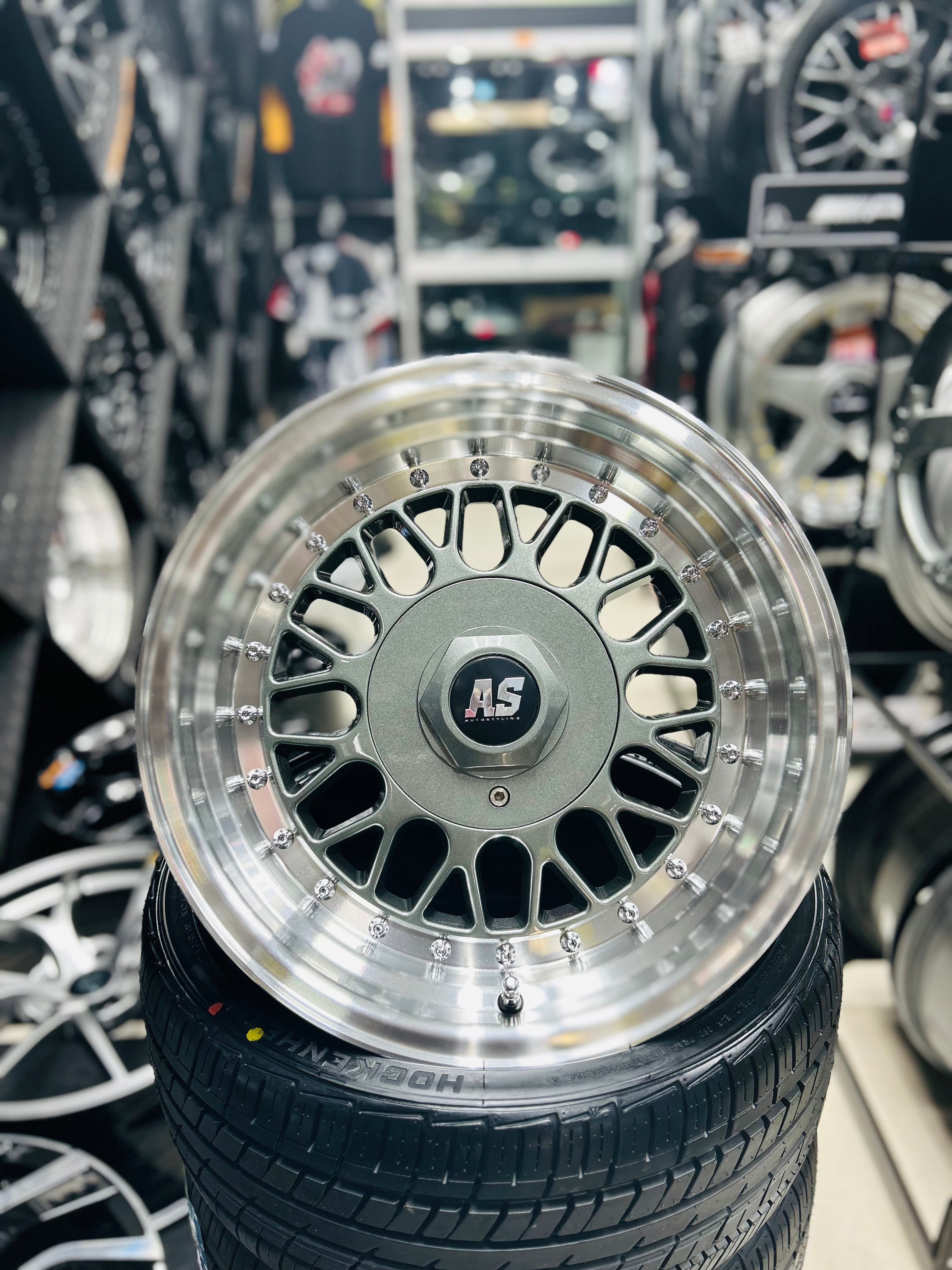 15” AS- BLAZE 4/100 4/108 GUNMETAL