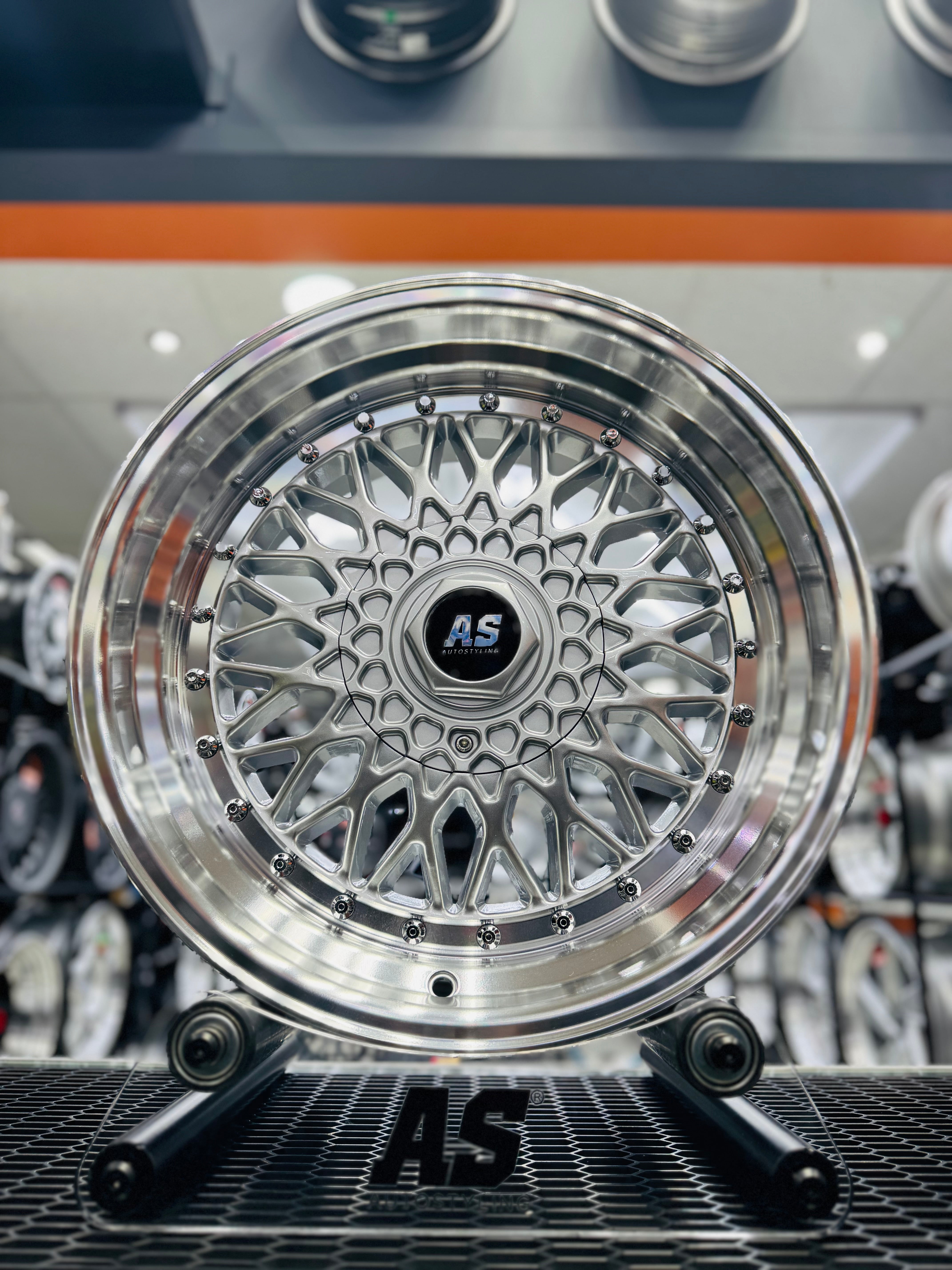 17” AS-MESH 8.5j 4x100 & 5x100  SILVER - Autostyling Klerksdorp