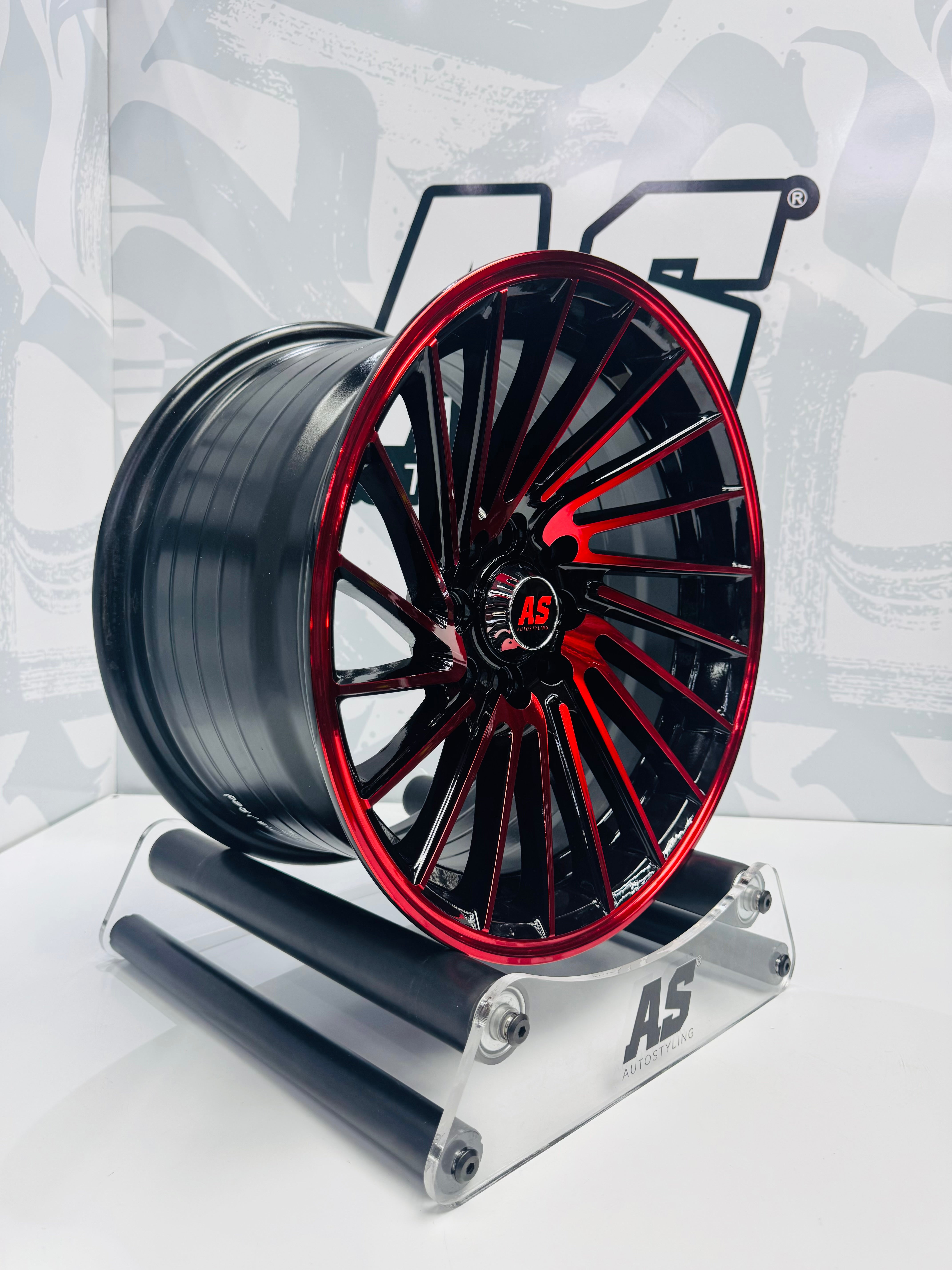 15” AS- x3001 4/100 4/114 Red