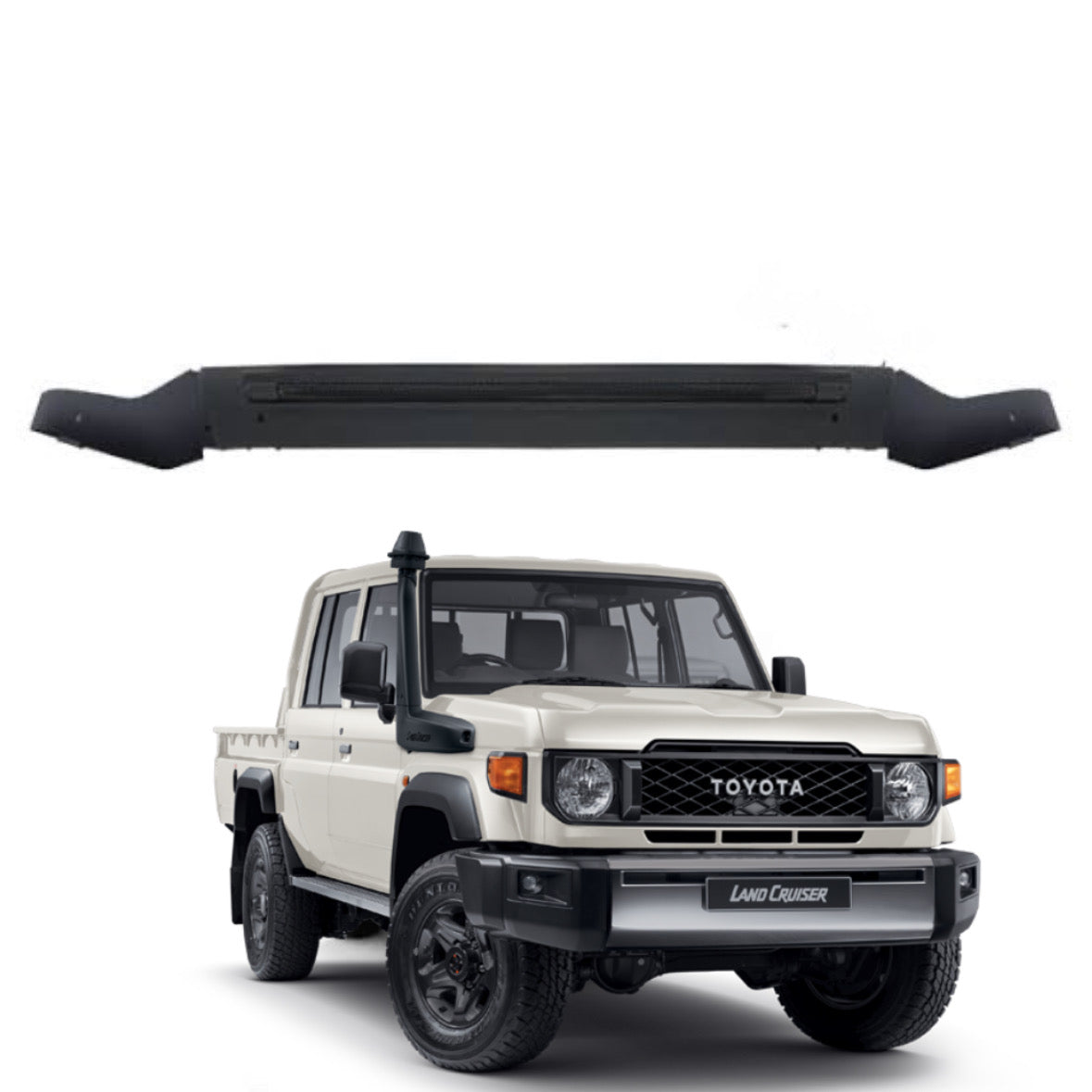 Toyota Land Cruiser FJ79 bonnet guard