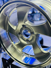 15” VTEC 4/100 wheels with dish