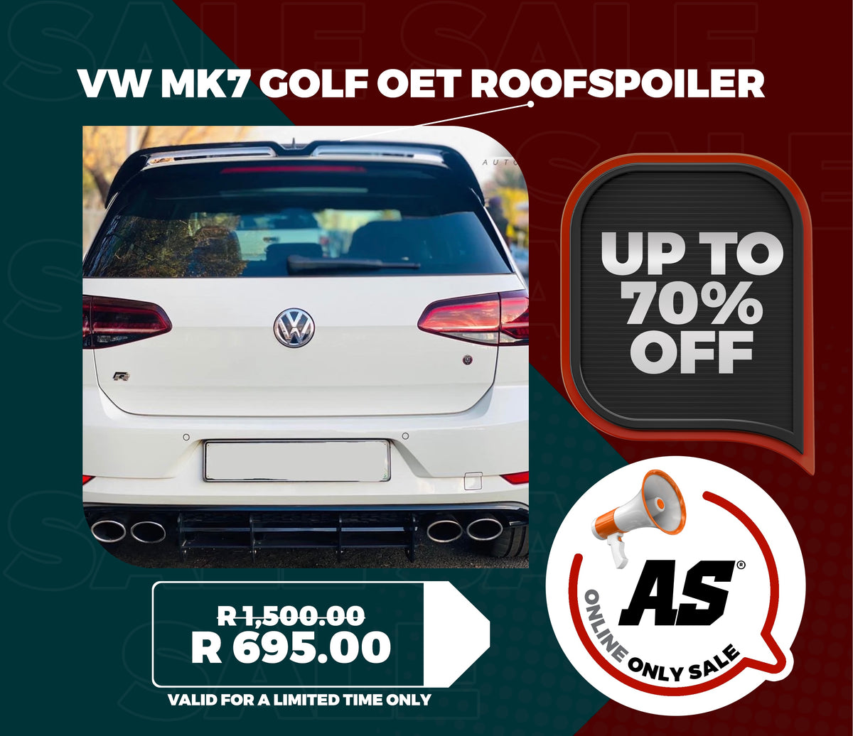 VW MK7 GOLF OET ROOFSPOILER