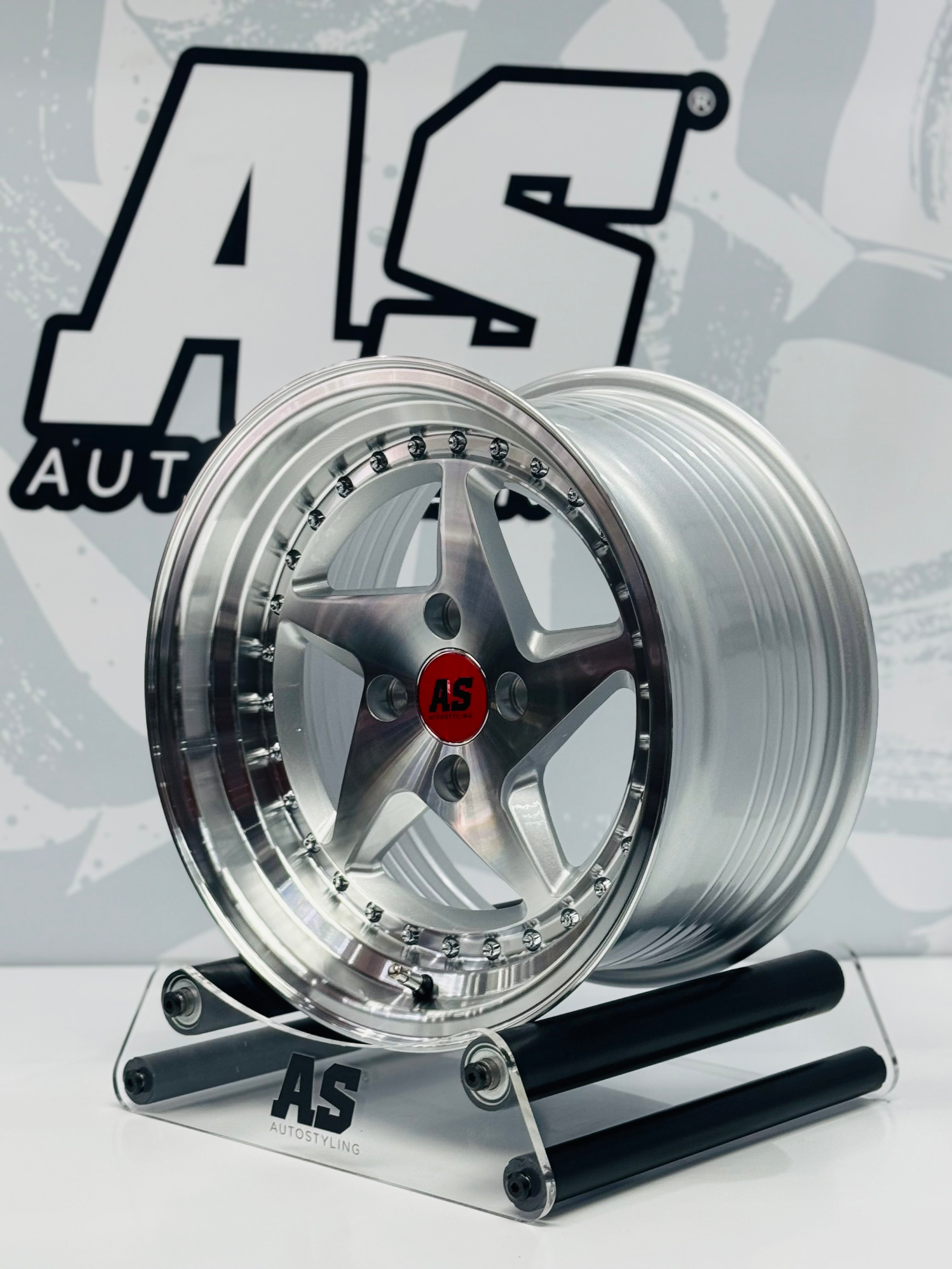 15” AS- RARI M7903 4/100 Silver machine face