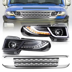 VLAND TOYOTA FJ CRUISER 2007-2015 LED HEADLIGHT WITH GRILL
