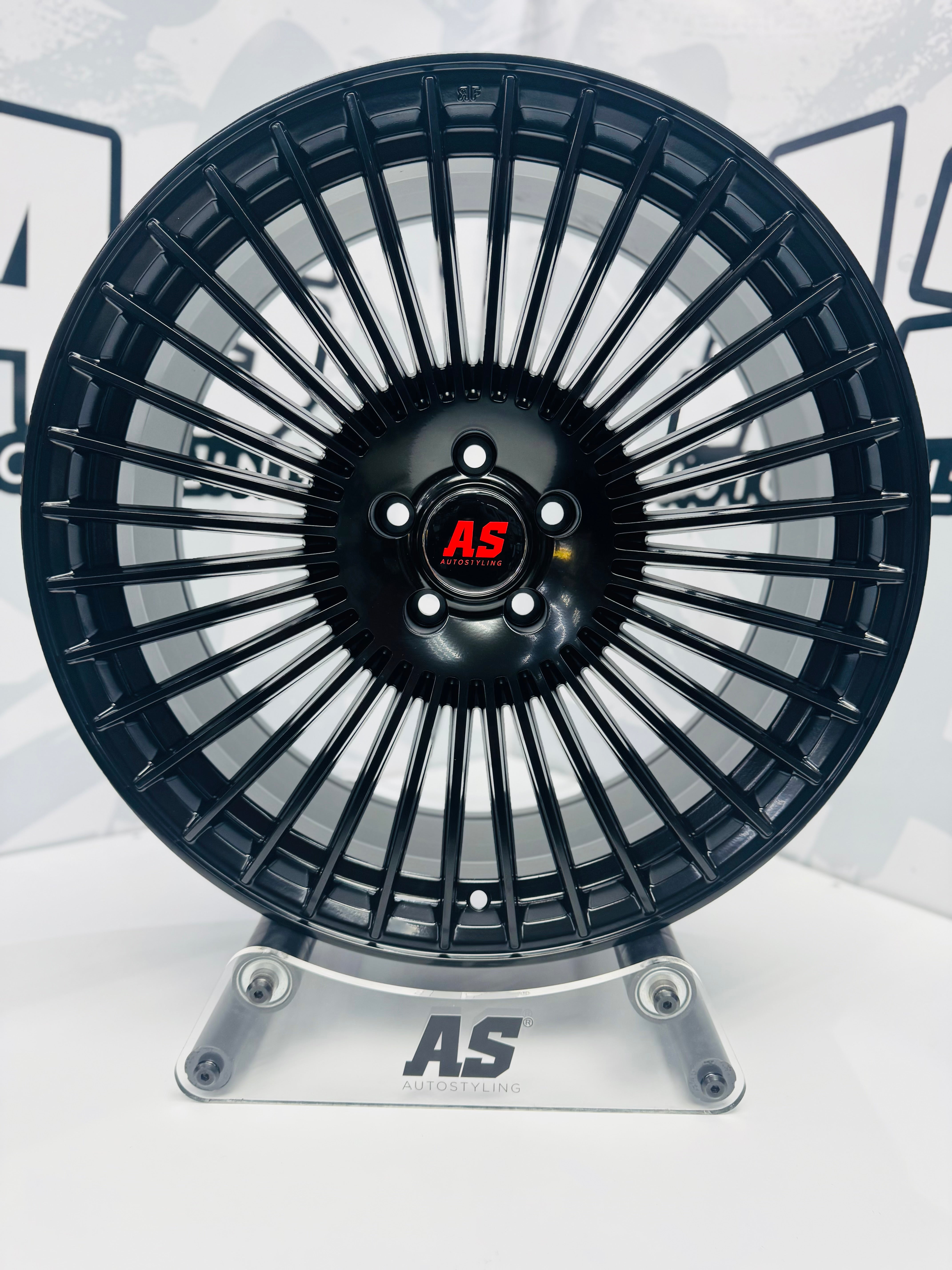 20″ 5/112 Velvet Black Alloy Wheels