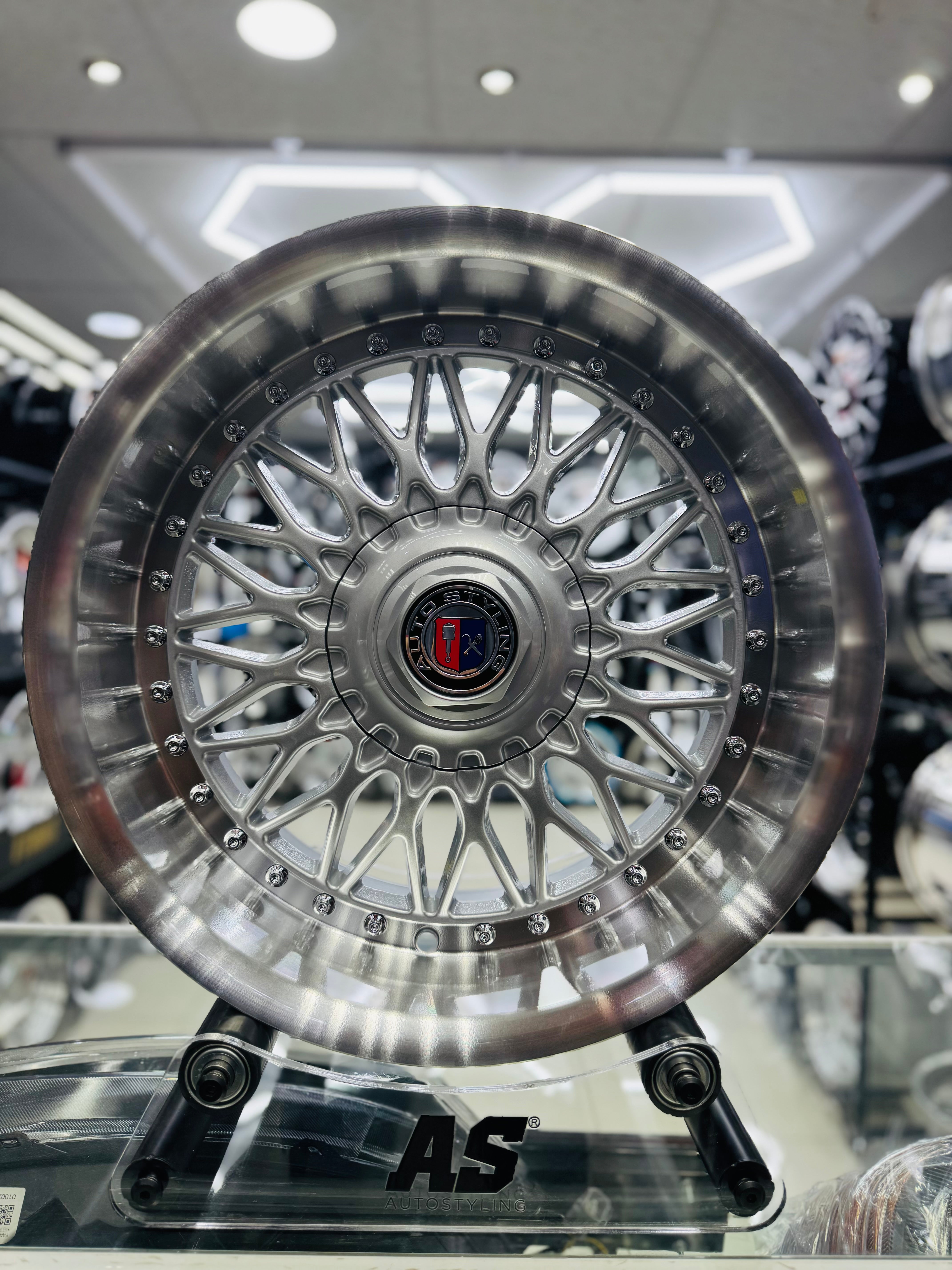 17” AS-SCORPION 8/9j 5/120 & 5/112 SILVER STUDS - Autostyling Klerksdorp
