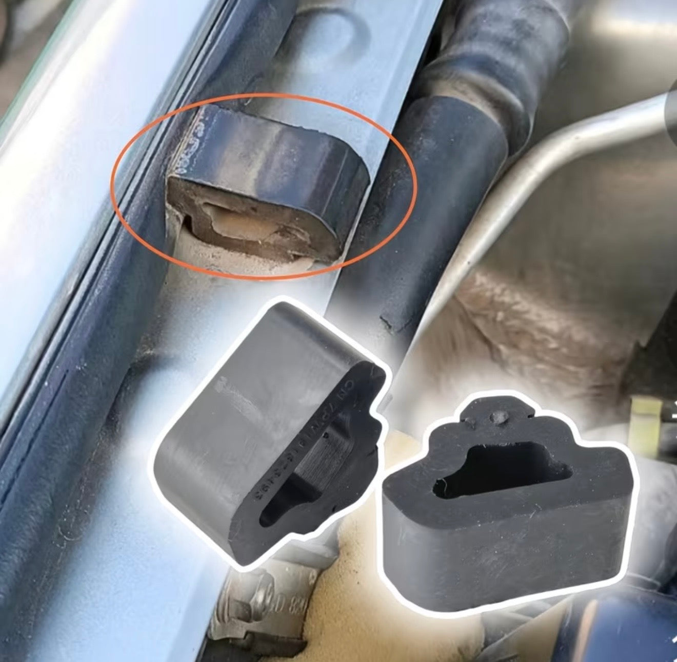 VW GOLF BONNET BUMP STOP RUBBER sold in a pair - Autostyling Klerksdorp