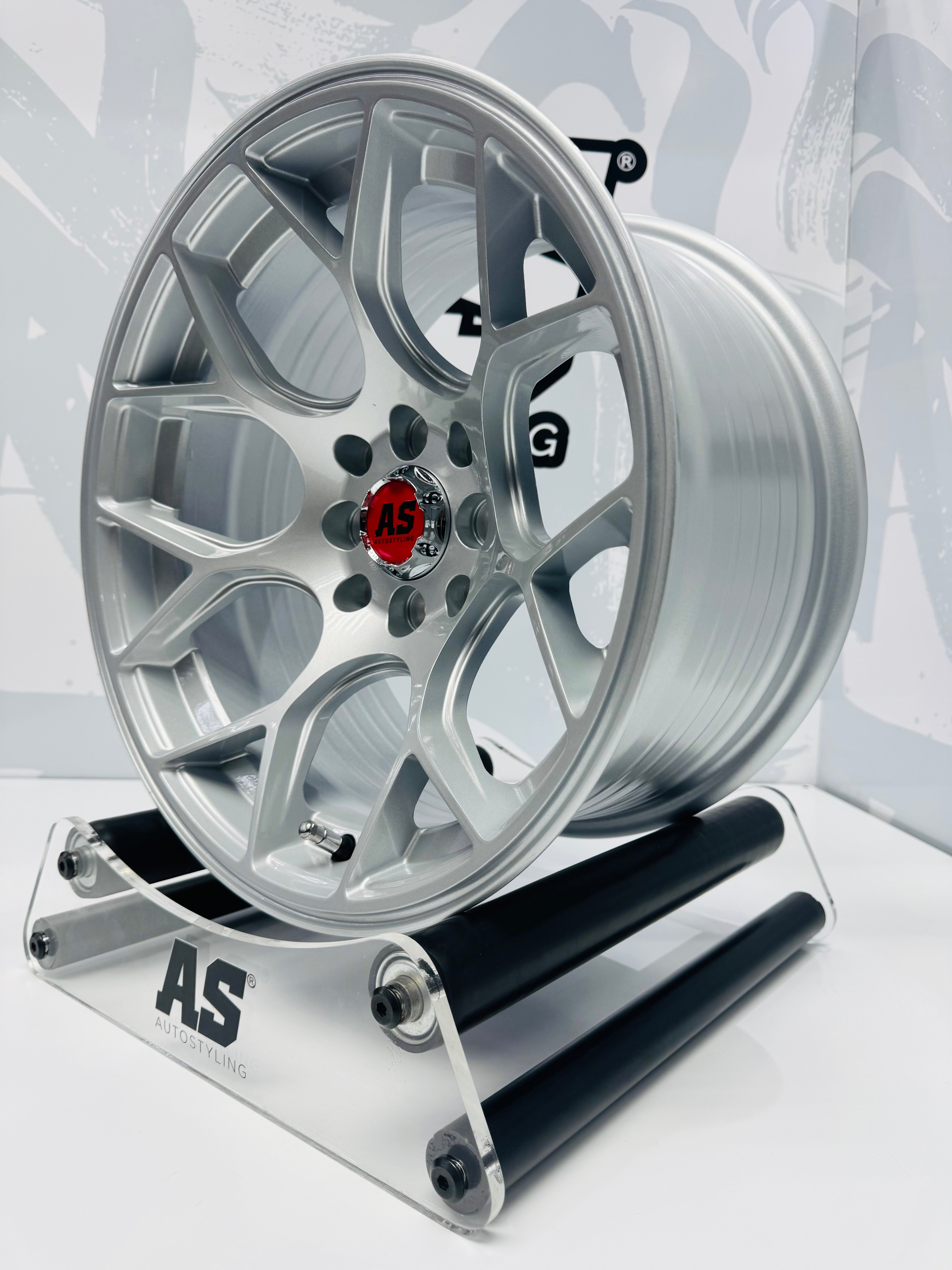 15” AS- 7686  4/100 4/114 silver wheels