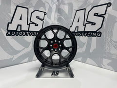 15” AS- 7553 4/100 4/114 gunmetal wheels