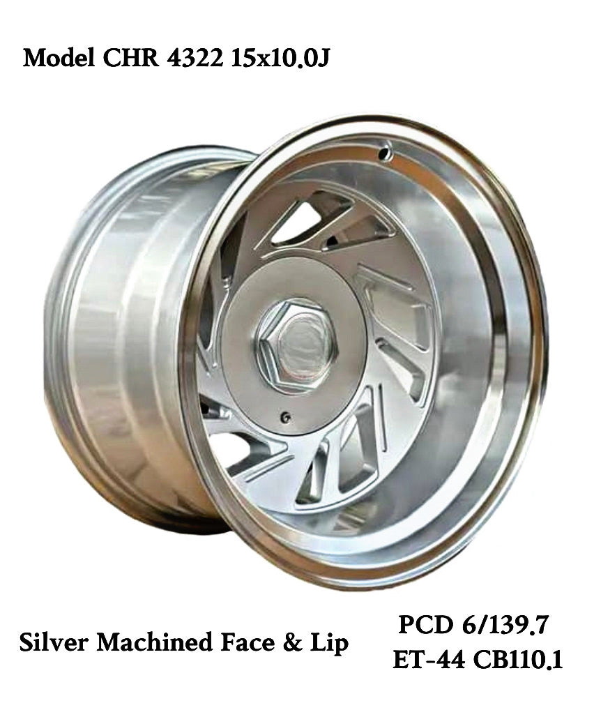 15″ AS 4322 6/139 10j Alloy Wheels