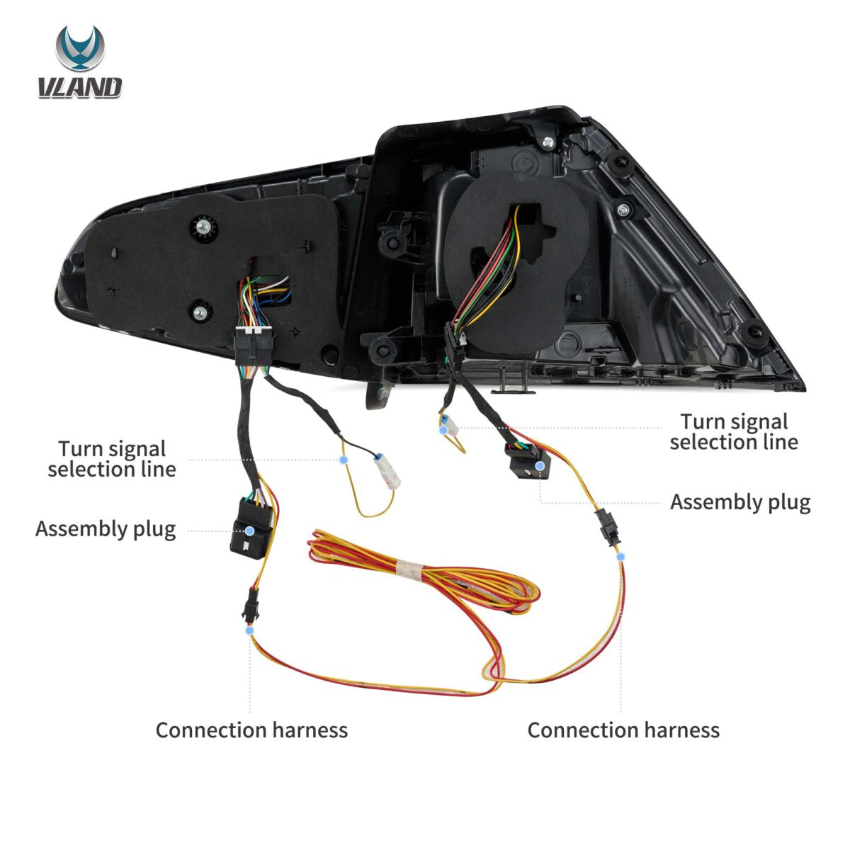 Golf MK7 2013-2021 Hatchback Vland laser LED Tail Lights with Sequential Turn Signal