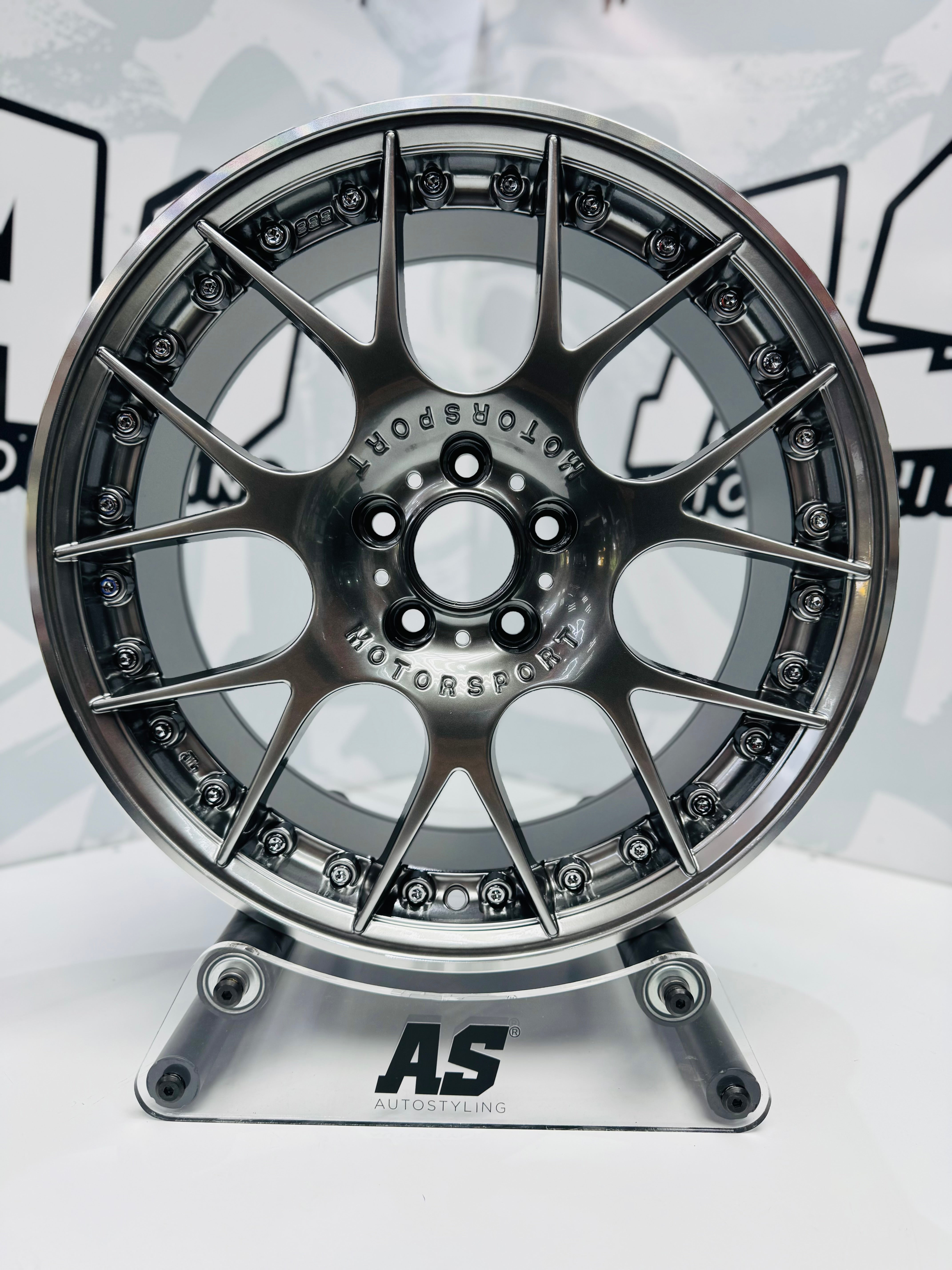 18” BSS CH  5/112 HYPER BLACK