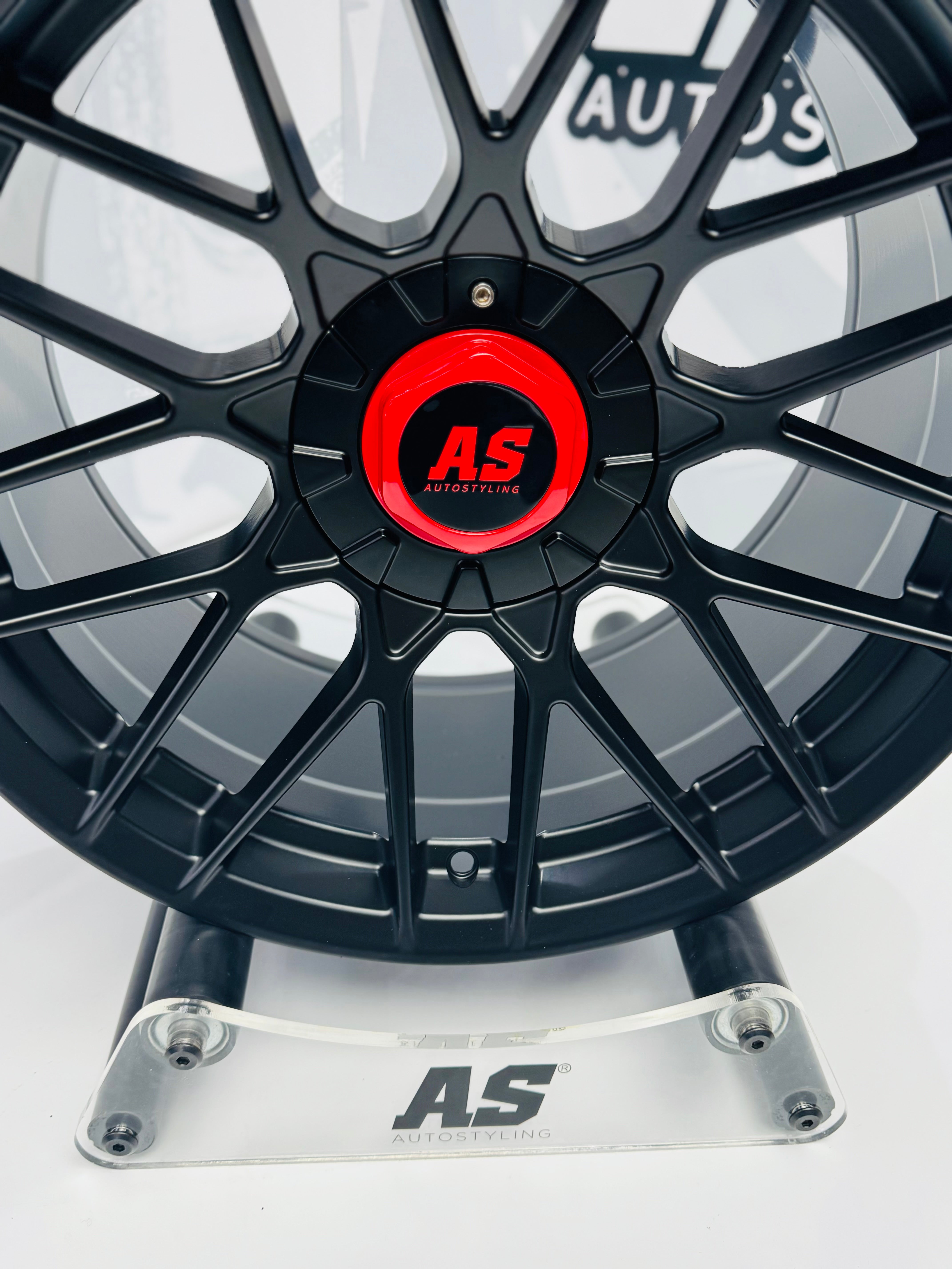 17” AS-RSE MATT BLACK 4/100 & 5/100 MULTI PCD