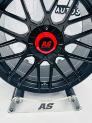 17” AS-RSE MATT BLACK 4/100 & 5/100 MULTI PCD
