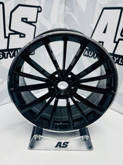 19" AS-CLUBSPORT 2 5/112 black silver lip wheels - Autostyling Klerksdorp