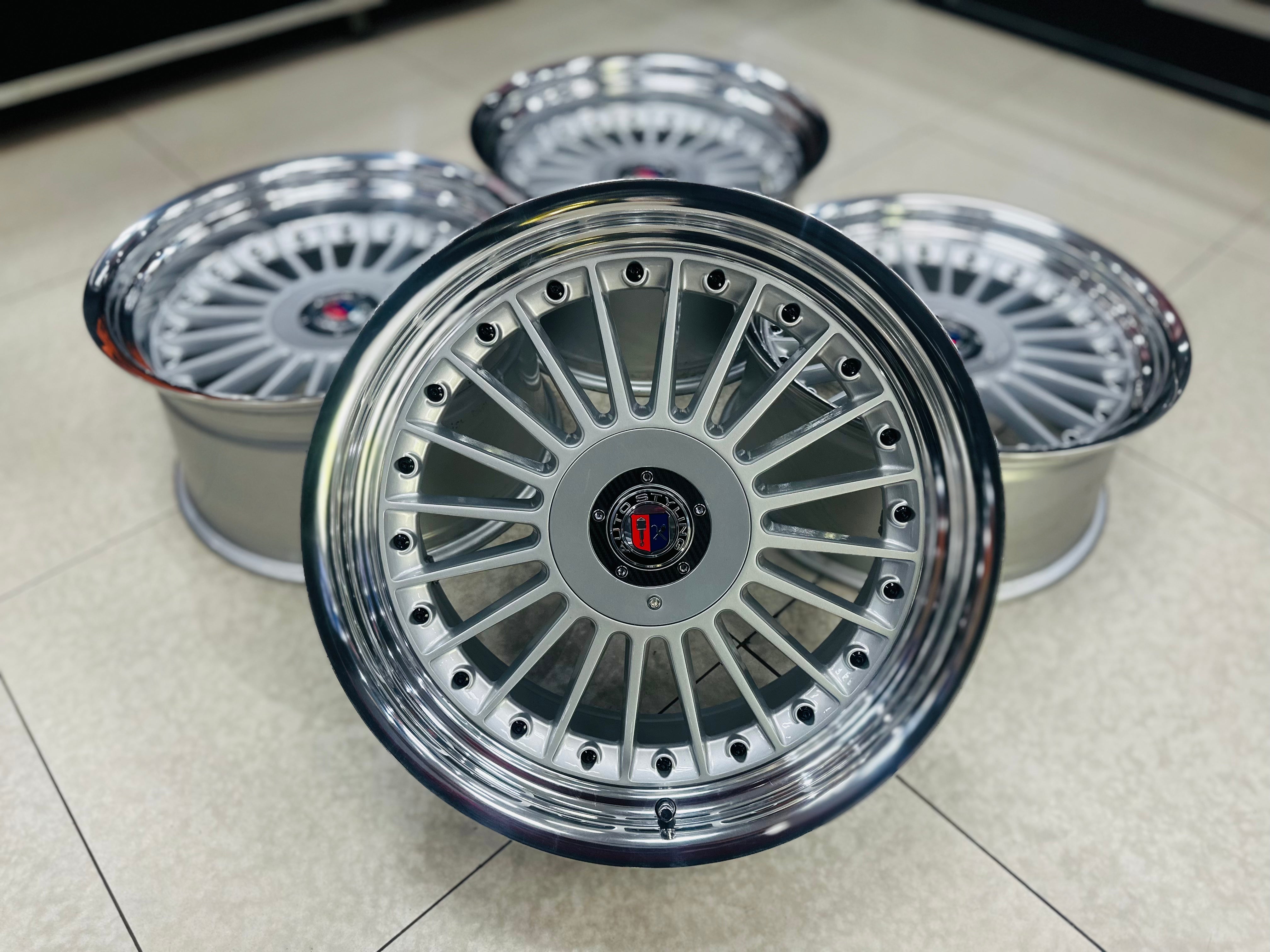 18” AS ALPINA 5X112 & 5X120 wheels with high polished dishes ...