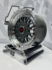 15” AS- 7501 4/100 4/114 gunmetal grey wheels
