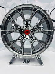 19” AS-F33XL6002 FLOWFORMED WHEELS ( 5x112 MERC & AUDI  ) GUNMETAL