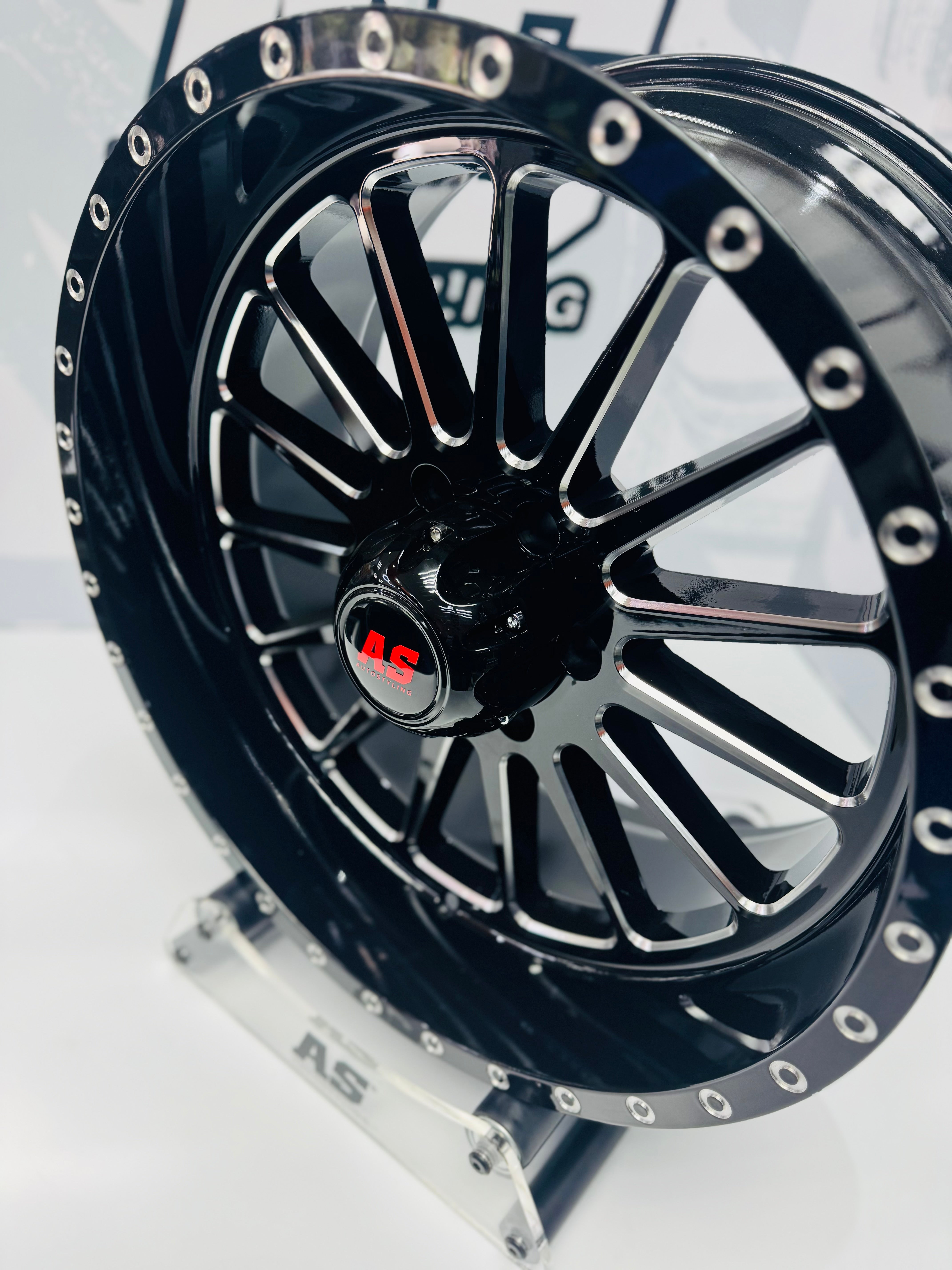 20” AS-F992021 6/139 BLACK BAKKIE RIMS