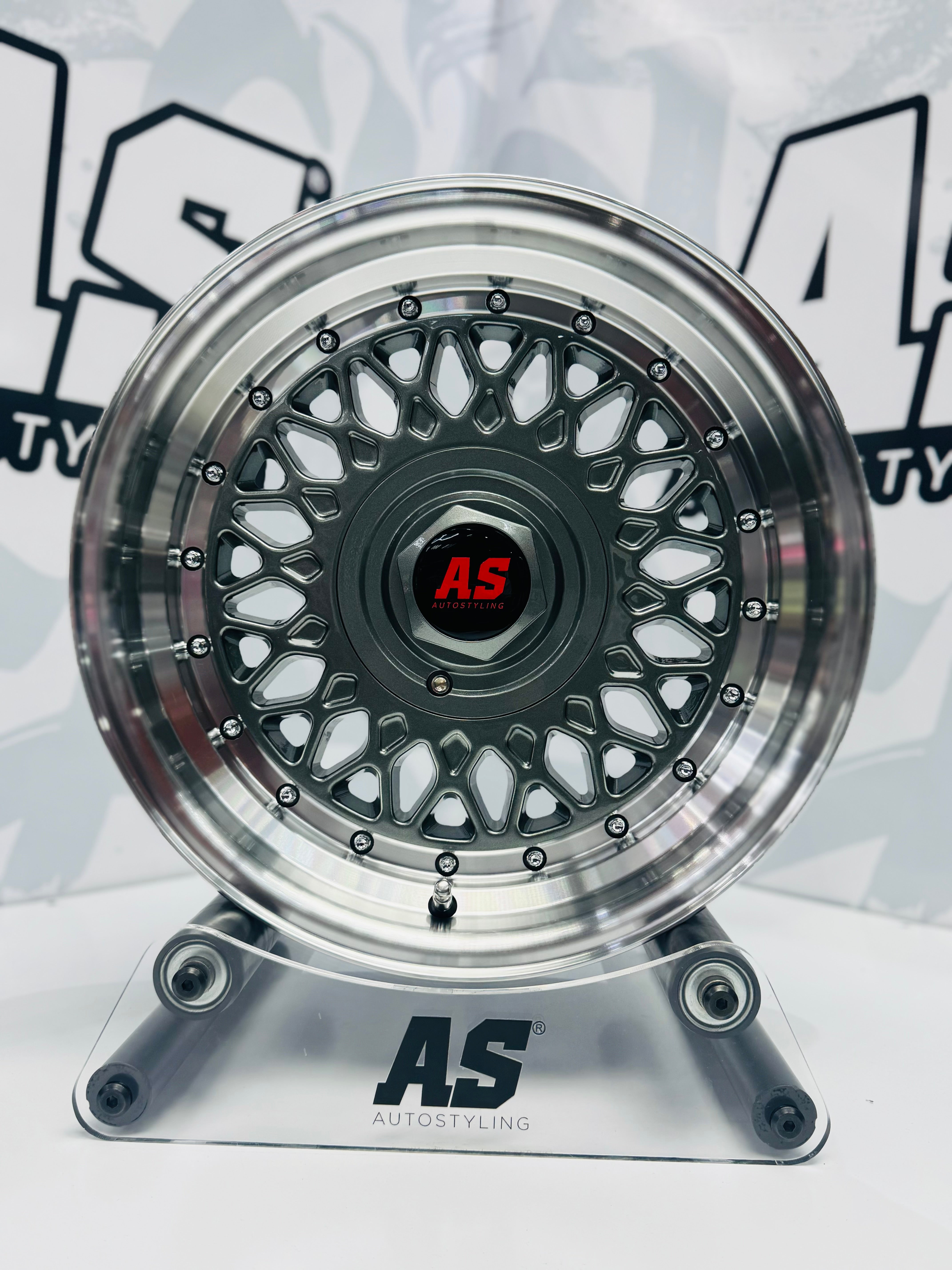 15” AS-PMESH 4x100 & 4x114 gunmetal