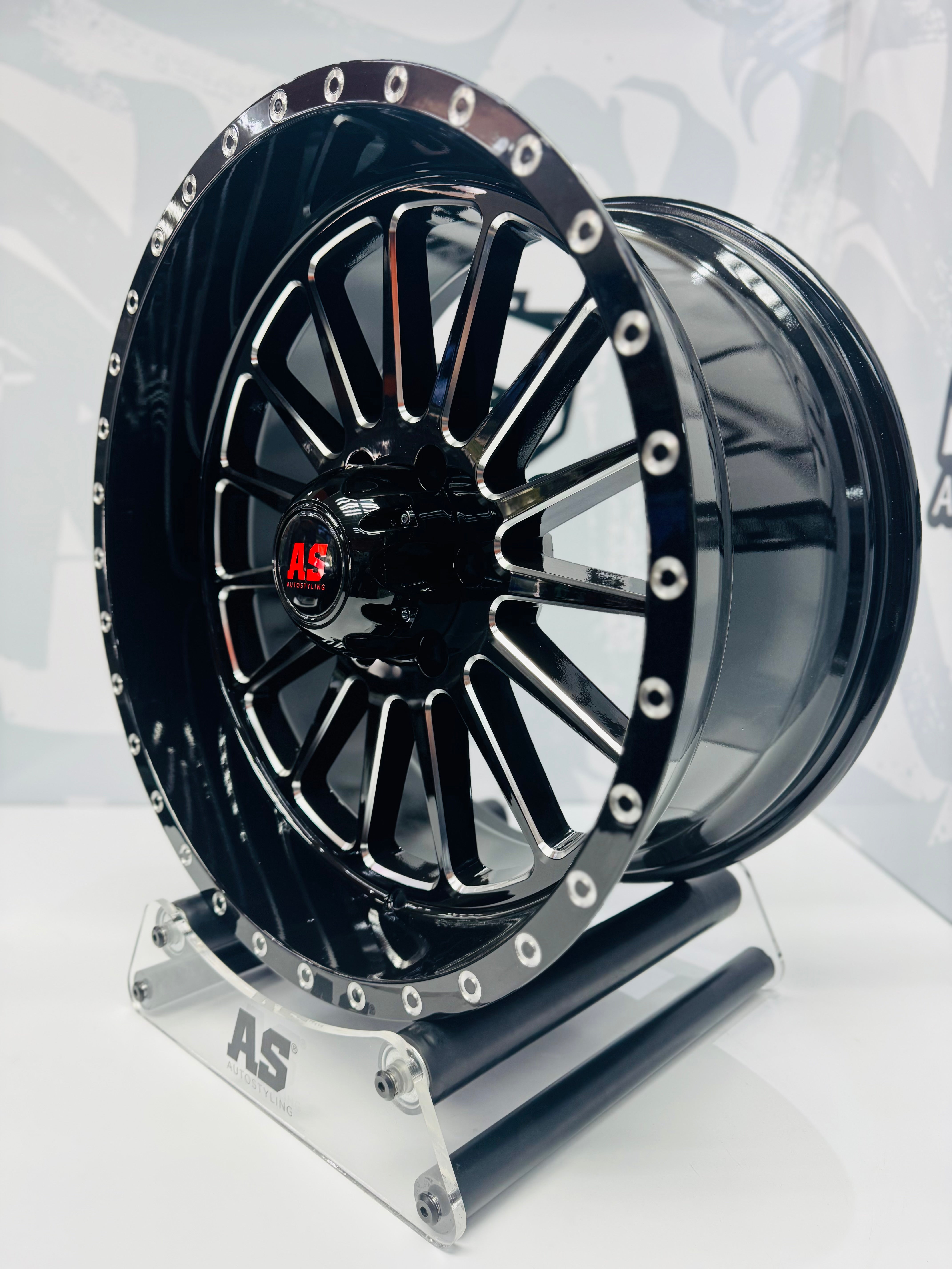 20” AS-F992021 6/139 BLACK BAKKIE RIMS