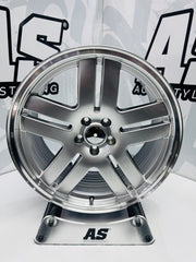 17” AS- LONGBEACH   DISHED 5/100 SILVER RIMS - Autostyling Klerksdorp