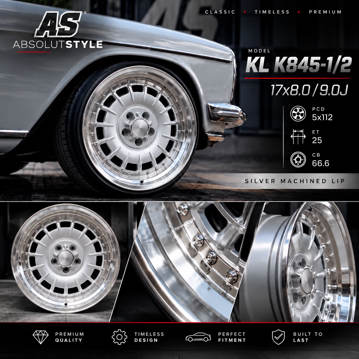 17” MEXICANO HATS 5/112  SILVER RIMS - Autostyling Klerksdorp